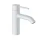 KLUDI-BOZZ-Waschtisch-EHM-100mm-mit-Push-Open-Ablaufventil-mattweiss-382885376 gallery number 1